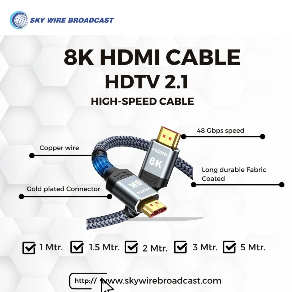 VIDEOCAST 8K HDMI Cable Highest quality transmission