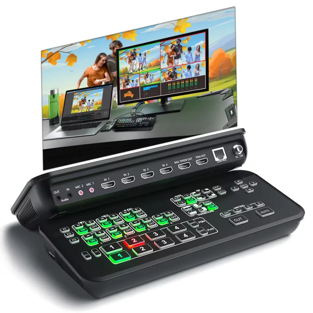 VIDEOCAST Mini HD HDMI Multi-Camera Video Mixer Switcher