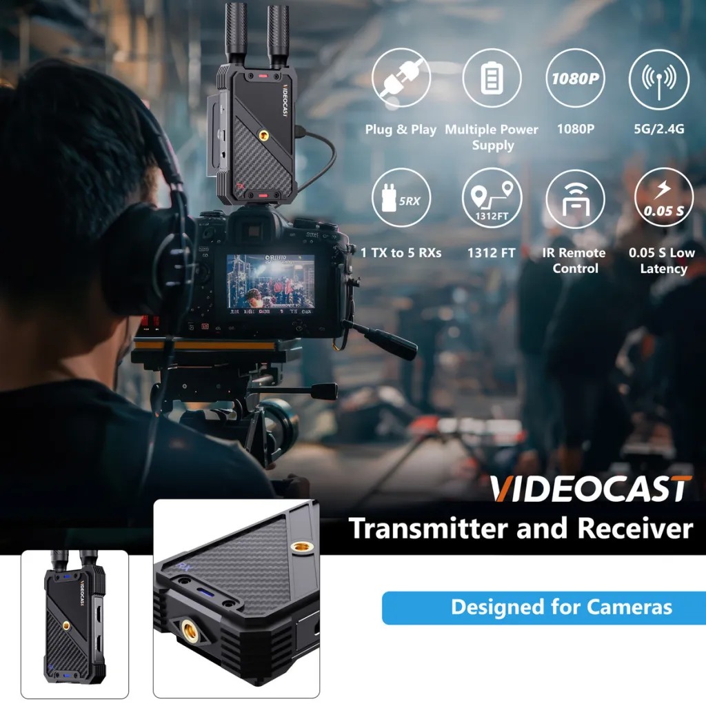 VIDEOCAST Wireless HD HDMI Transmitter and Receiver VC-TX821